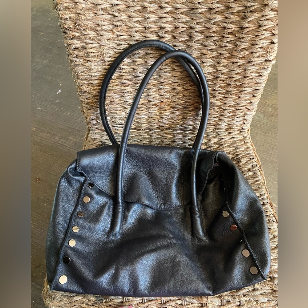 GUC Hammitt Big Black Duffle Leather Shoulder